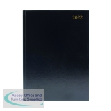 Desk Diary 2 Pages Per Day A4 Black 2022 KF2A4BK22
