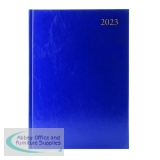 Desk Diary 2 Pages Per Day A4 Blue 2023 KF2A4BU23