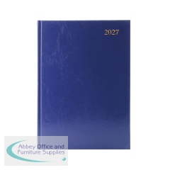 Desk Diary 2 Page Per Day A4 Blue 2027 KF2A4BU27