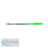Q-Connect Ballpoint Pen Medium Green (Pack of 20) KF34045