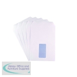 Q-Connect C5 Envelopes Window Pocket Self Seal 90gsm White (500 Pack) 2820
