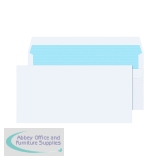Q-Connect DL Envelopes Wallet Self Seal 90gsm White (Pack of 1000) 7134