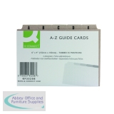 Card Index & Supplies - Guide Cards 
