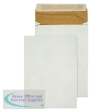 Q-Connect Padded Gusset Envelopes E4 400x280x50mm Peel and Seal White (100 Pack) KF3533