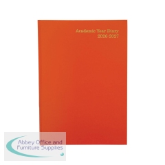 Academic Diary Week To View A4 Orange 2026-2027 FS669196