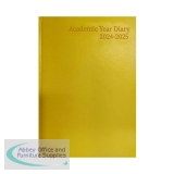 Academic Diary Week To View A4 Yellow 2024-25 KF3A4AYL24