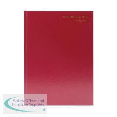 Academic Diary Week To View A5 Burgundy 2026-2027 KF3A5ABG26