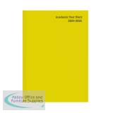 Academic Diary Week To View A5 Yellow 2024-25 KF3A5AYL24