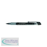 Q-Connect Liquid Ink Rollerball Pen Fine Black (10 Pack) KF50139