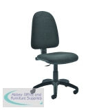 KF50172 - Jemini  High Back Operator Chair 600x600x1000-1130mm Charcoal KF50172