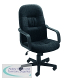 KF50178 - Jemini Ouse High Back Executive Chair 610x725x320mm Charcoal KF50178