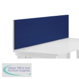 KF70004 - Jemini Desk Mounted Screen 1390x27x390mm Royal Blue KF70004