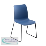Jemini Flexi Skid Chair 530x530x860mm Blue KF70028