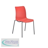 Jemini Flexi 4 Leg Chair 520x530x850mm Red KF70035