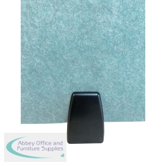 Serrion Under Desk Fixed Screen Holder for Single PET Bench Mounted Screen Black KF70130