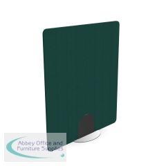 Serrion PET Freestanding V-Groove Acoustic Screen 1200x1400mm Green KF70138