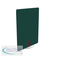 Serrion PET Freestanding V-Groove Acoustic Screen 1200x1600mm Green KF70141