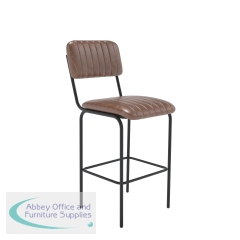Tovi High Chair Brown with Black Frame KF70146