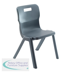 Titan One Piece Retold Chair Size 5 470x500x770mm Black KF70160