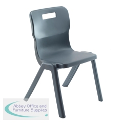 Titan One Piece Retold Chair Size 6 470x530x805mm Black KF70161