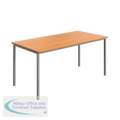 Serrion Multipurpose Table 1400x800x730mm Beech/Silver KF800226