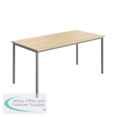 Serrion Multipurpose Table 1600x800x730mm Oak/Silver KF800251