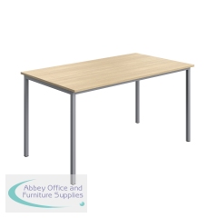 Serrion Multipurpose Table 1400x800x730mm Oak/Silver KF800268