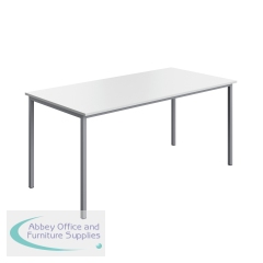 Serrion Multipurpose Table 1600x800x730mm White/Silver KF800272