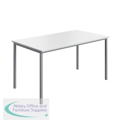 Serrion Multipurpose Table 1400x800x730mm White/Silver KF800294