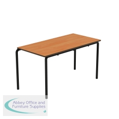 Titan Crush Bent Frame Table 1200x600x640mm Beech/Black KF70440