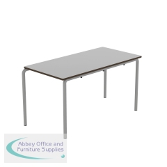 Titan Crush Bent Frame Table 1200x600x640mm Grey KF70443