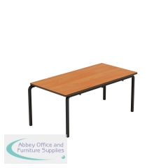 Titan Crush Bent Frame Table 1100x550x460mm Beech/Black KF70448