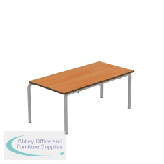 Titan Crush Bent Frame Table 1100x550x460mm Beech/Grey KF70449