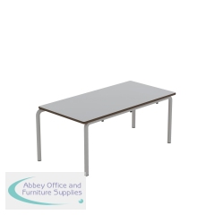 Titan Crush Bent Frame Table 1100x550x460mm Grey KF70451