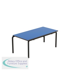 Titan Crush Bent Frame Table 1100x550x460mm Blue/Black KF70452