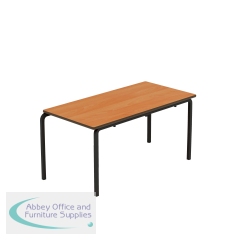 Titan Crush Bent Frame Table 1100x550x530mm Beech/Black KF70456