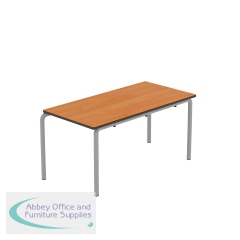 Titan Crush Bent Frame Table 1100x550x530mm Beech/Grey KF70457