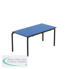 Titan Crush Bent Frame Table 1100x550x530mm Blue/Black KF70460