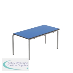 Titan Crush Bent Frame Table 1100x550x530mm Blue/Grey KF70461