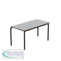 Titan Crush Bent Frame Table 1100x550x590mm Grey/Black KF70466