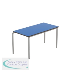 Titan Crush Bent Frame Table 1100x550x590mm Blue/Grey KF70469
