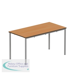 Titan Fully Welded Frame Table 1200x600x640mm Beech/Grey KF70473