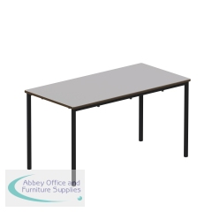 Titan Fully Welded Frame Table 1200x600x640mm Grey/Black KF70474
