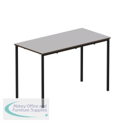 Titan Fully Welded Frame Table 1100x550x590mm Grey/Black KF70498