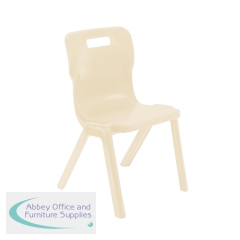 Titan One Piece Retold Chair Size 5 470x500x770mm Sand KF70504