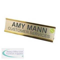 Q-Connect Voucher for Custom Door or Name Plate 250x50mm KF71442