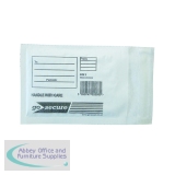 GoSecure Bubble Envelope Size 1 Internal Dimensions 90x145mm White (Pack of 100) KF71447