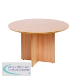 Arista Beech 1100mm Round Meeting Table KF72048