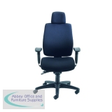 Avior Elbrus High Back Operator Chair 650x678x678mm Black KF73875