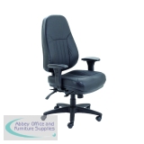 Avior Lucania High Back Task Chair 670x650x1090-1175mm Black KF74022